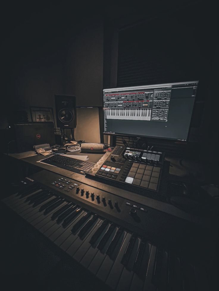 Estúdio caseiro de produção no BESTUDIO, em Maputo
